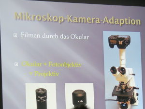 Vortrag über mikroskopische Filme